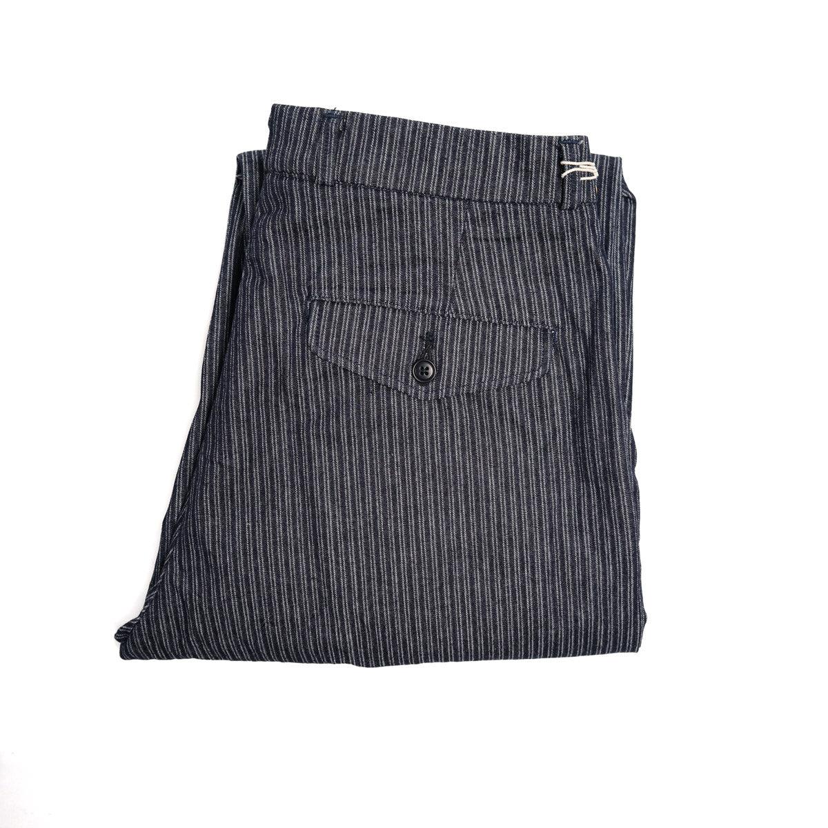 OR-1123 Tailor Work Trousers Indigo Stripe