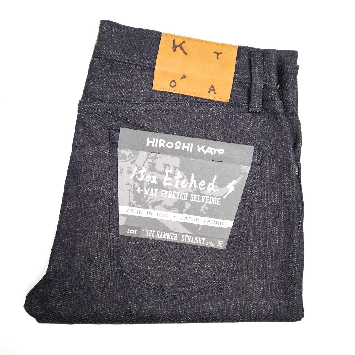 The Hammer Green Tea Raw 13oz Selvedge Denim