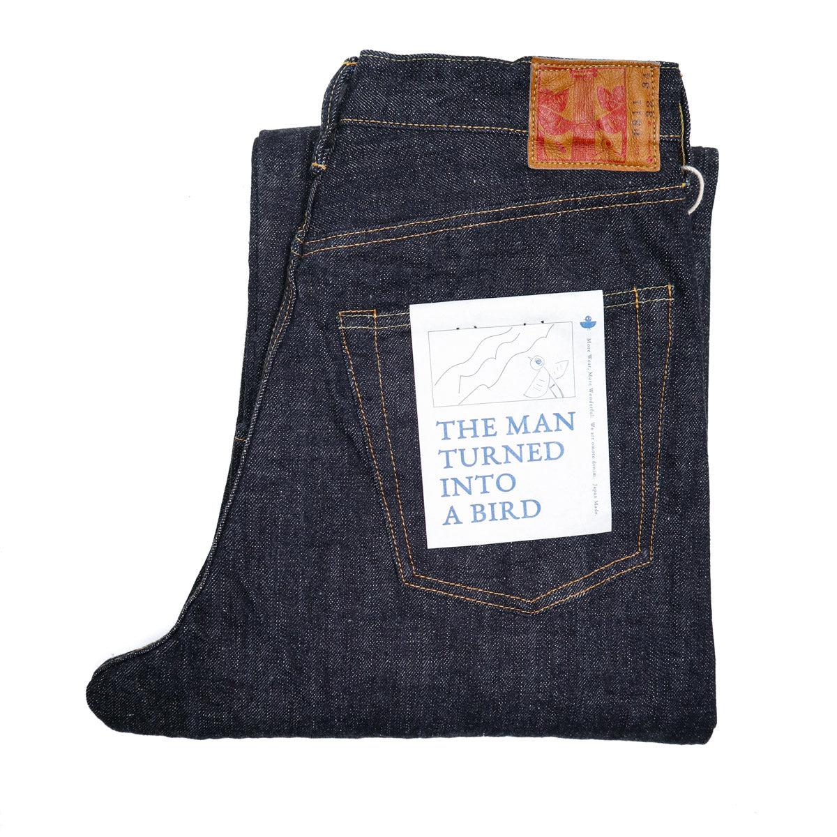 0811 15.5oz Slub-nep Selvedge Denim Loose Fit One Wash Indigo