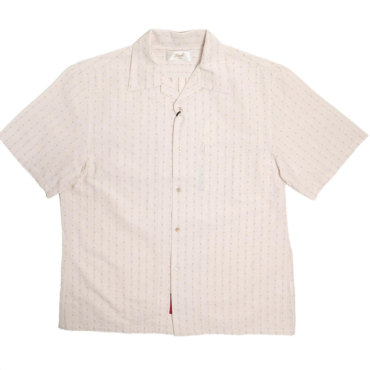 Brookly Clothing X Prequel Classic Dobby Stripe Open Collar Shirt Brown