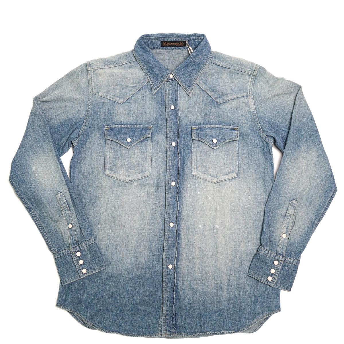 4894HW Denim Western Shirt Hand Wash Indigo Blue