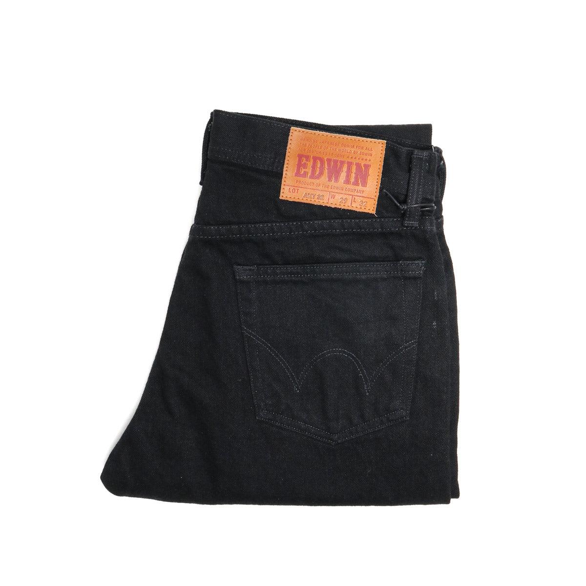 AKT32 13.5oz Japanese Selvedge Denim Wet Black Slim Taper
