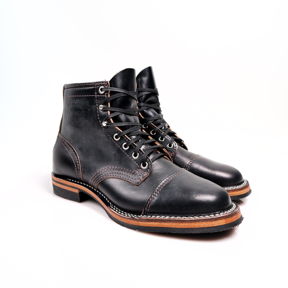 Wesco X Brooklyn Clothing Custom Hendrik Horween Black Teacore Horsehide