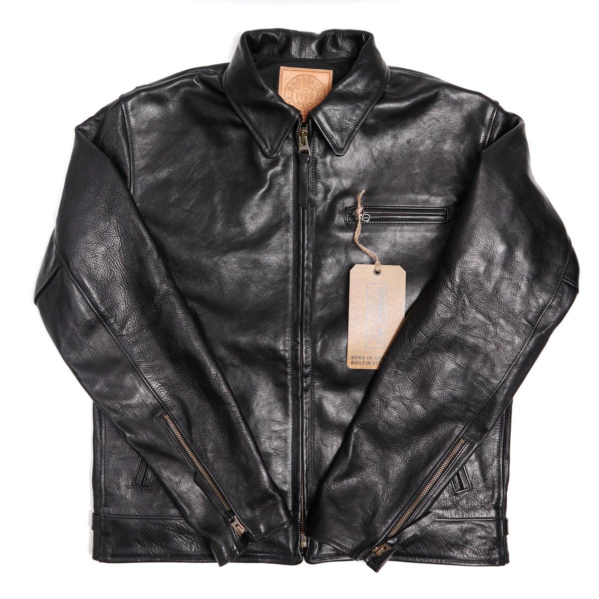 Brooklyn Clothing X Simmons Bilt Tail Gunner Japanese Horsehide Black