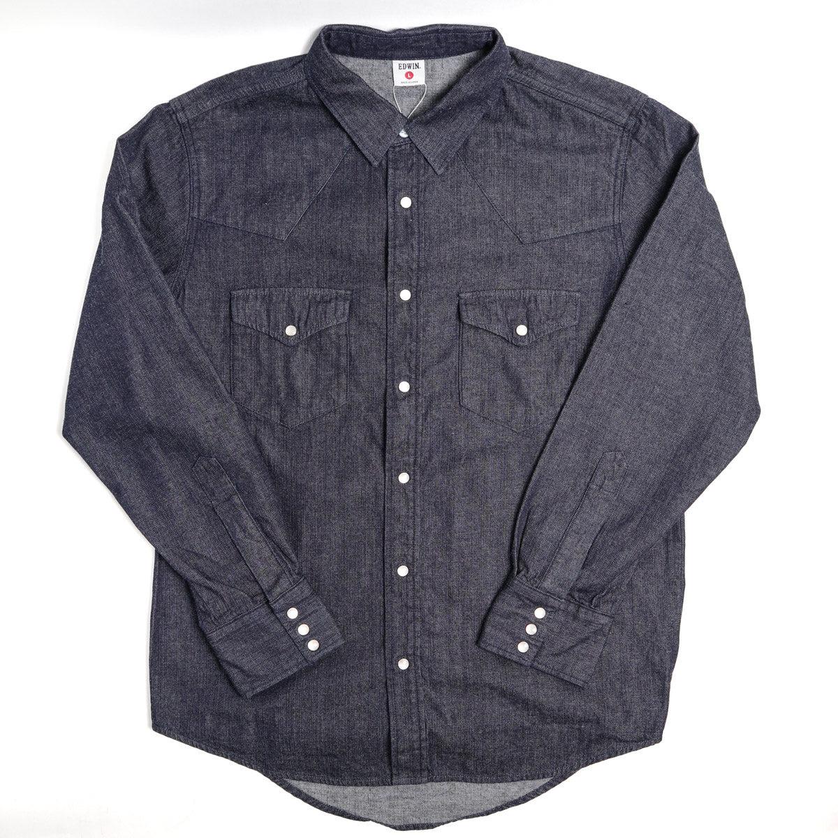 KST069-00 Western Shirt 8oz Indigo Denim