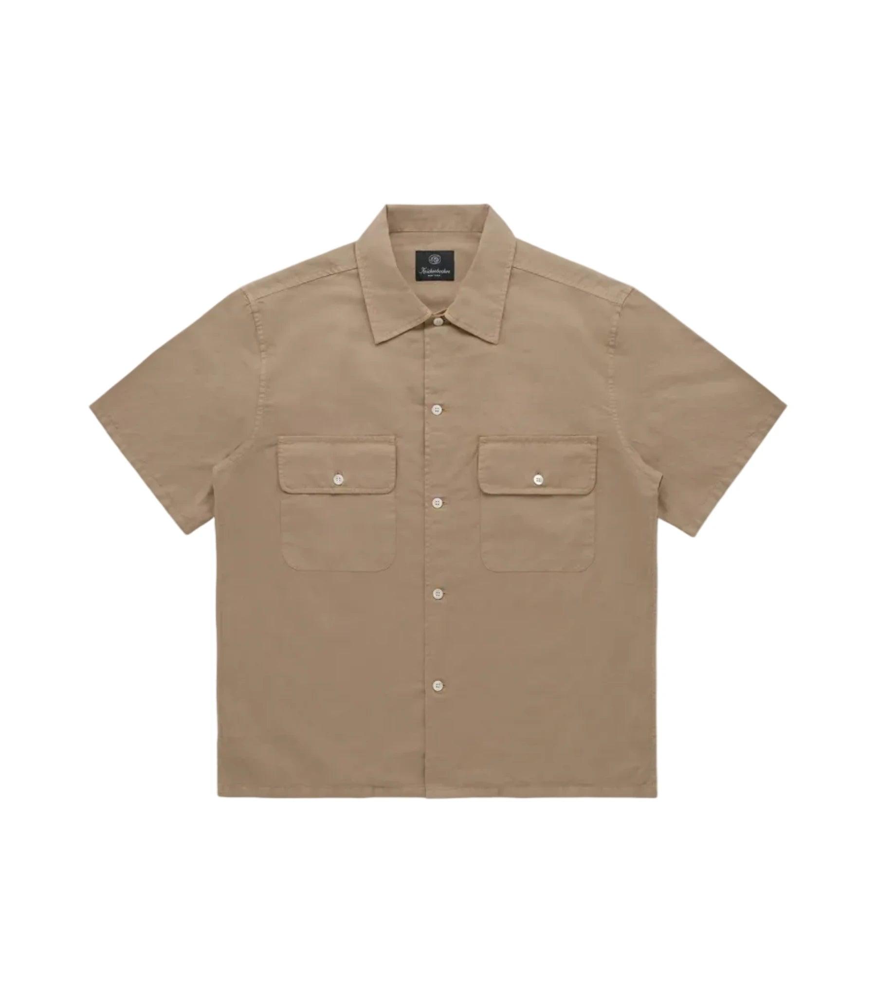 Mar Cotton & Linen Short Sleeve Shirt Dune
