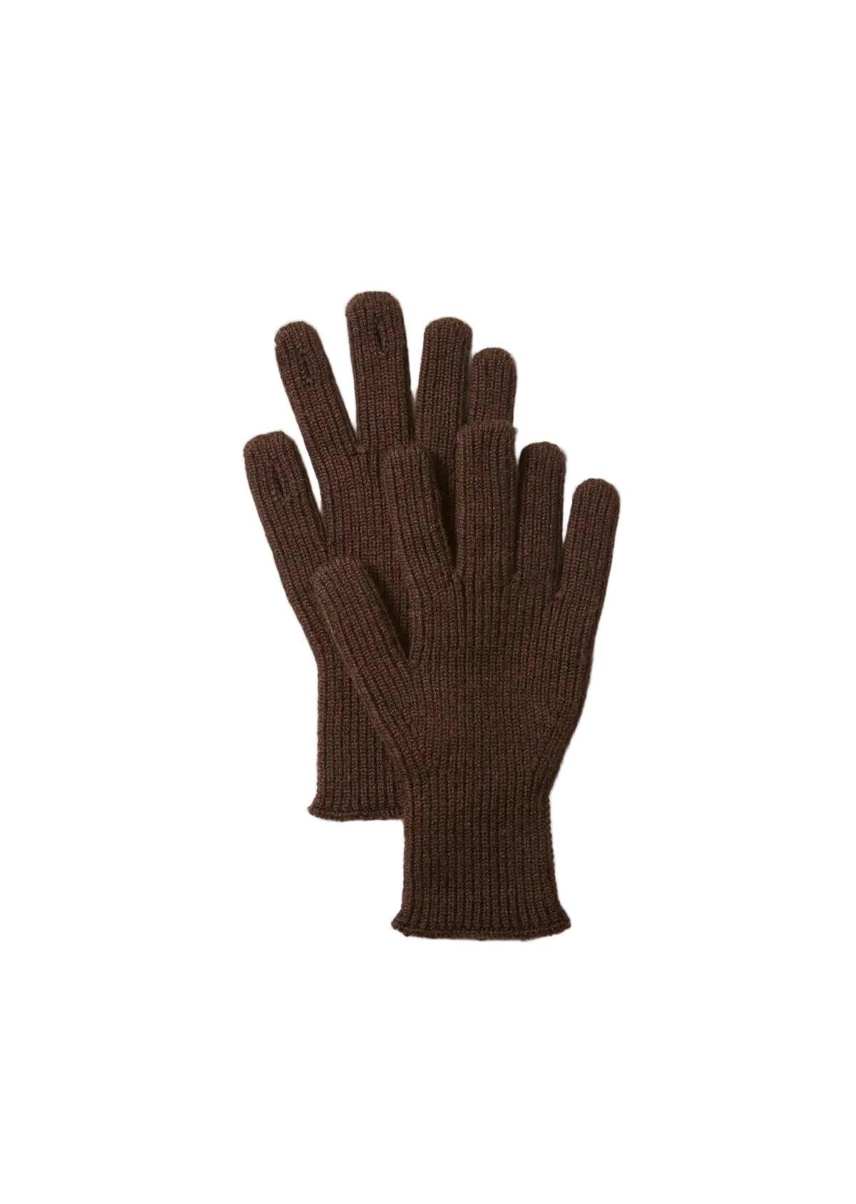 R5181 Washable Merino knit Touch Gloves Brown