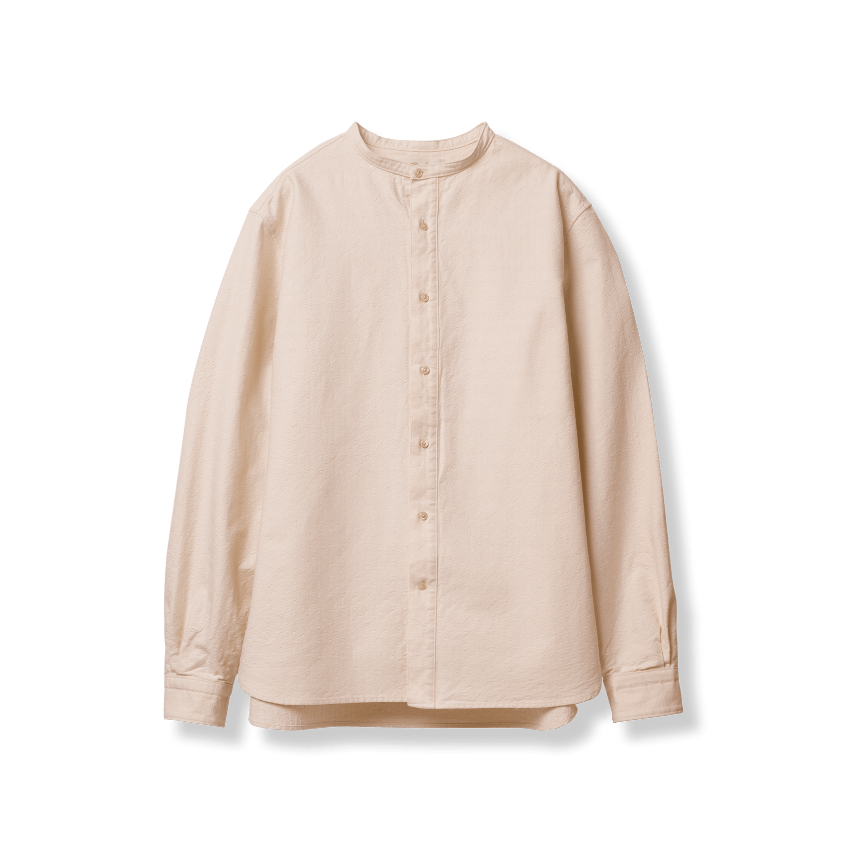 S1006 Stand-up Collar Shirt Natural