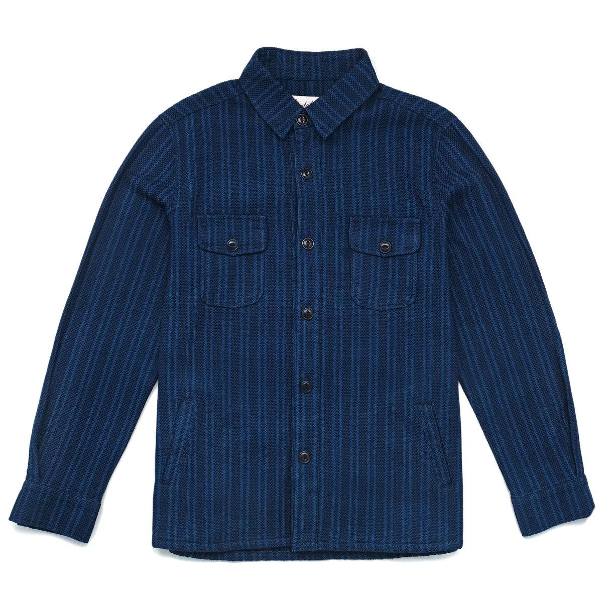 Sashiko Stripe Overshirt