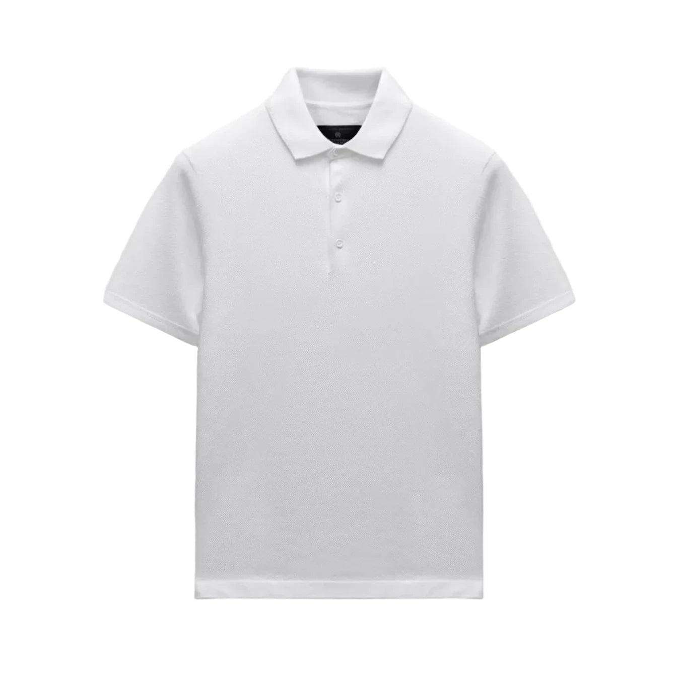 Supima Pique Ace Polo White