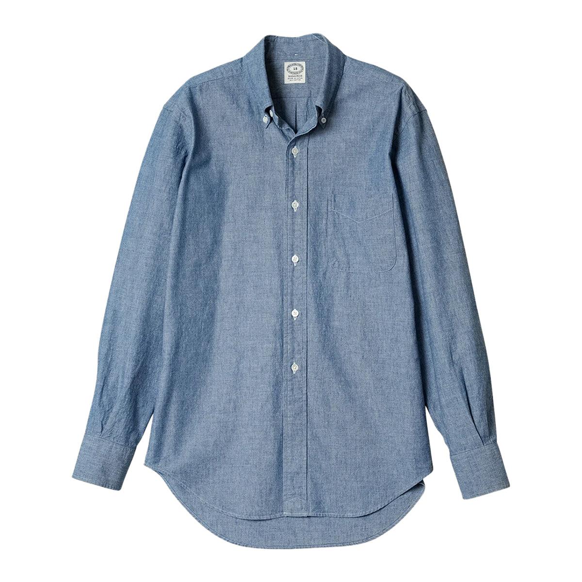 Vintage Ivy Button-Down Chambray Shirt