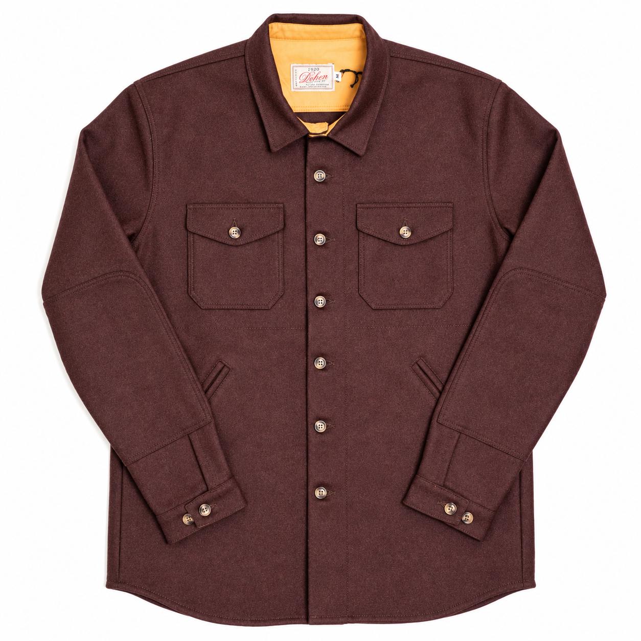 Crissman Overshirt Fig Wool