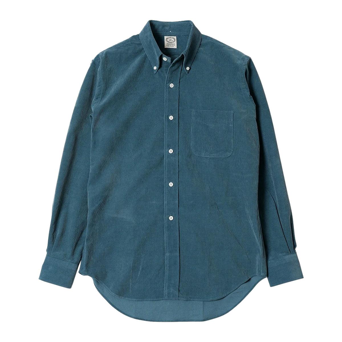 Vintage Ivy Japanese Needlecord Shirt Blue