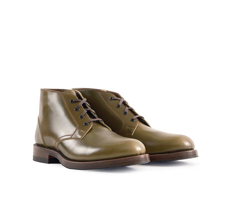 LK-022 Steadfast Chukka Shinki Hikaku Shell Cordovan Olive