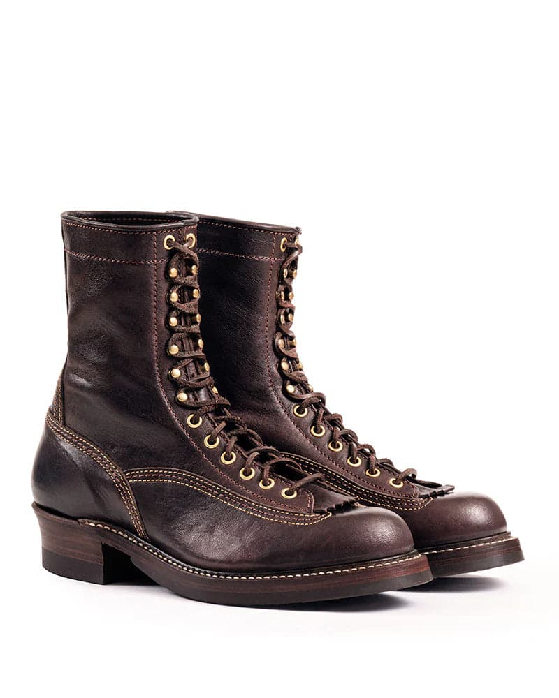 LK-041 Donkey Puncher 8" Deer Burnt Dark Brown