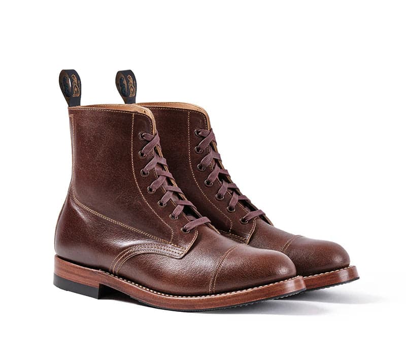 LK-048 Montgomery Boots Horween SHF Horsehide Havana