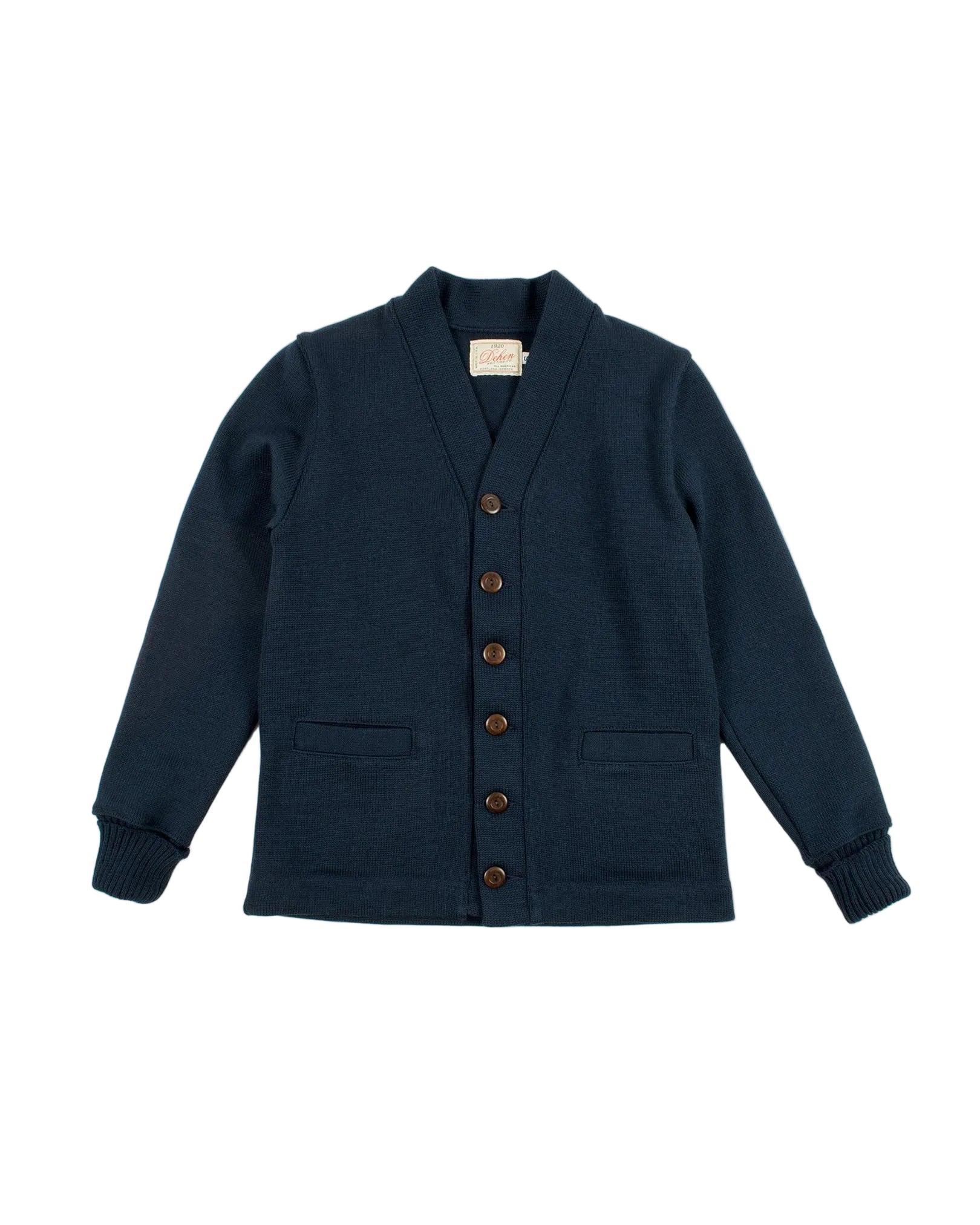 Classic Cardigan Sweater Dark Navy