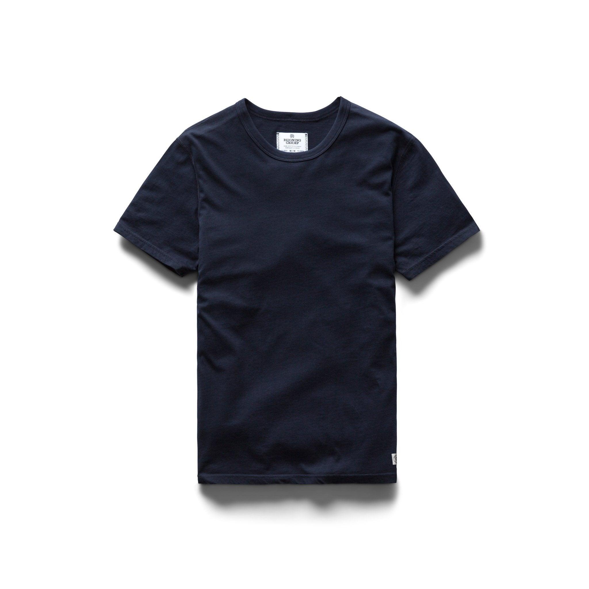 Cotton Jersey T-Shirt Navy