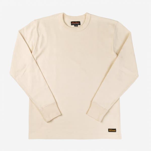IHTL-1501 11oz Cotton Knit Crew Neck Sweater Cream