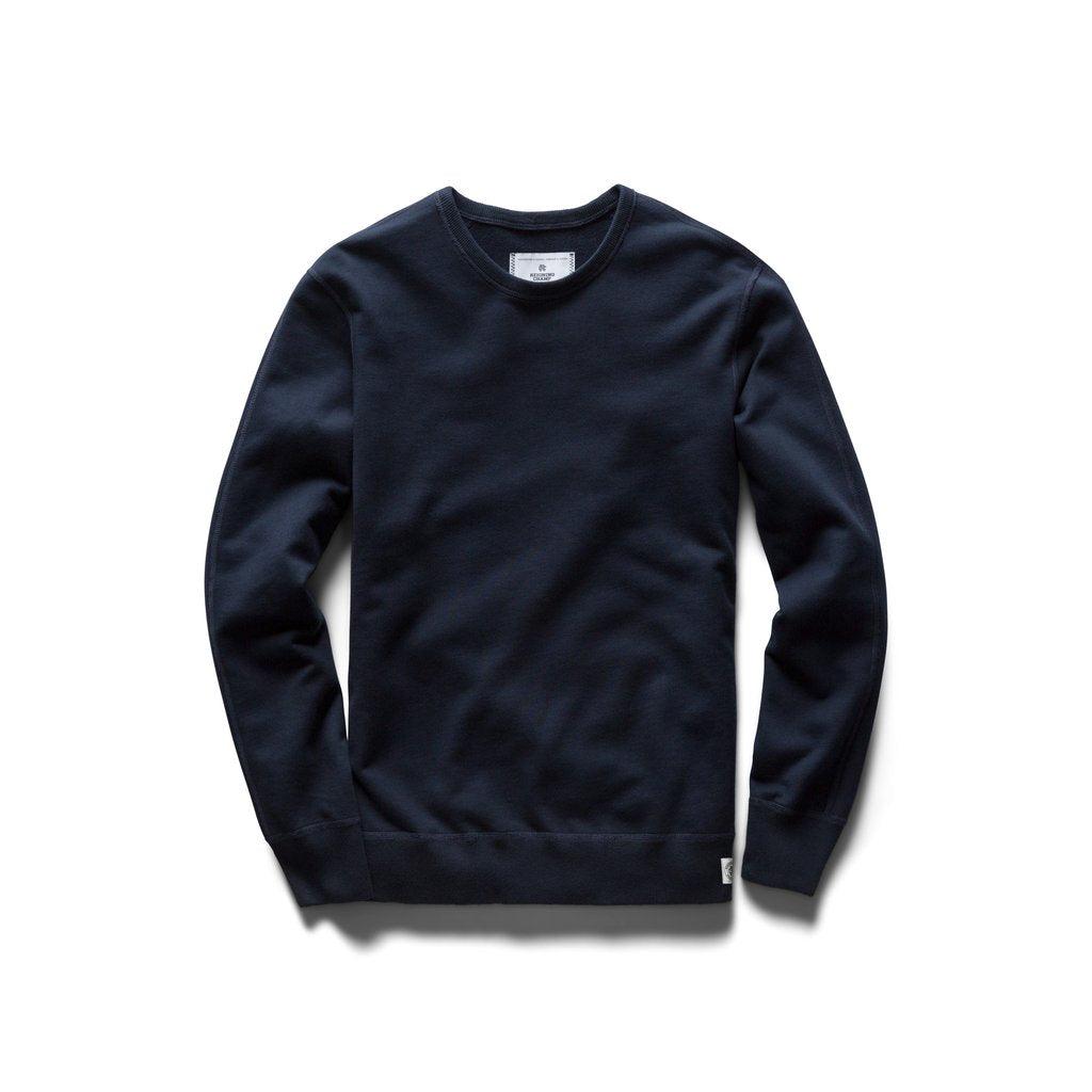 Lightweight Terry Crewneck Navy