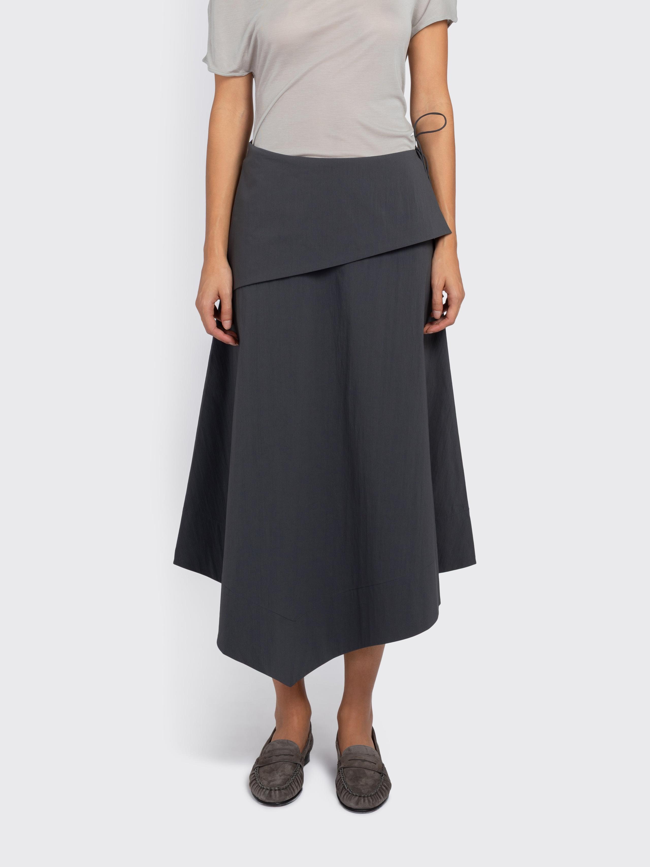 Detachable Belt Asymm Skirt