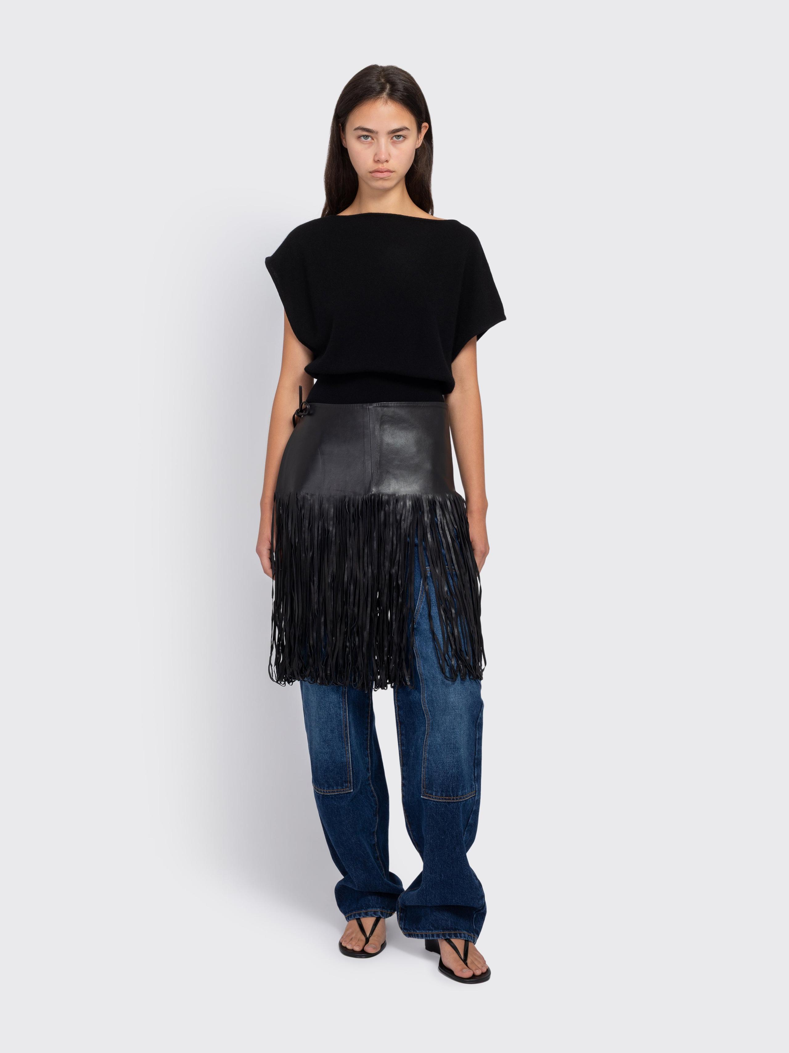 Fringe Belt Skirt