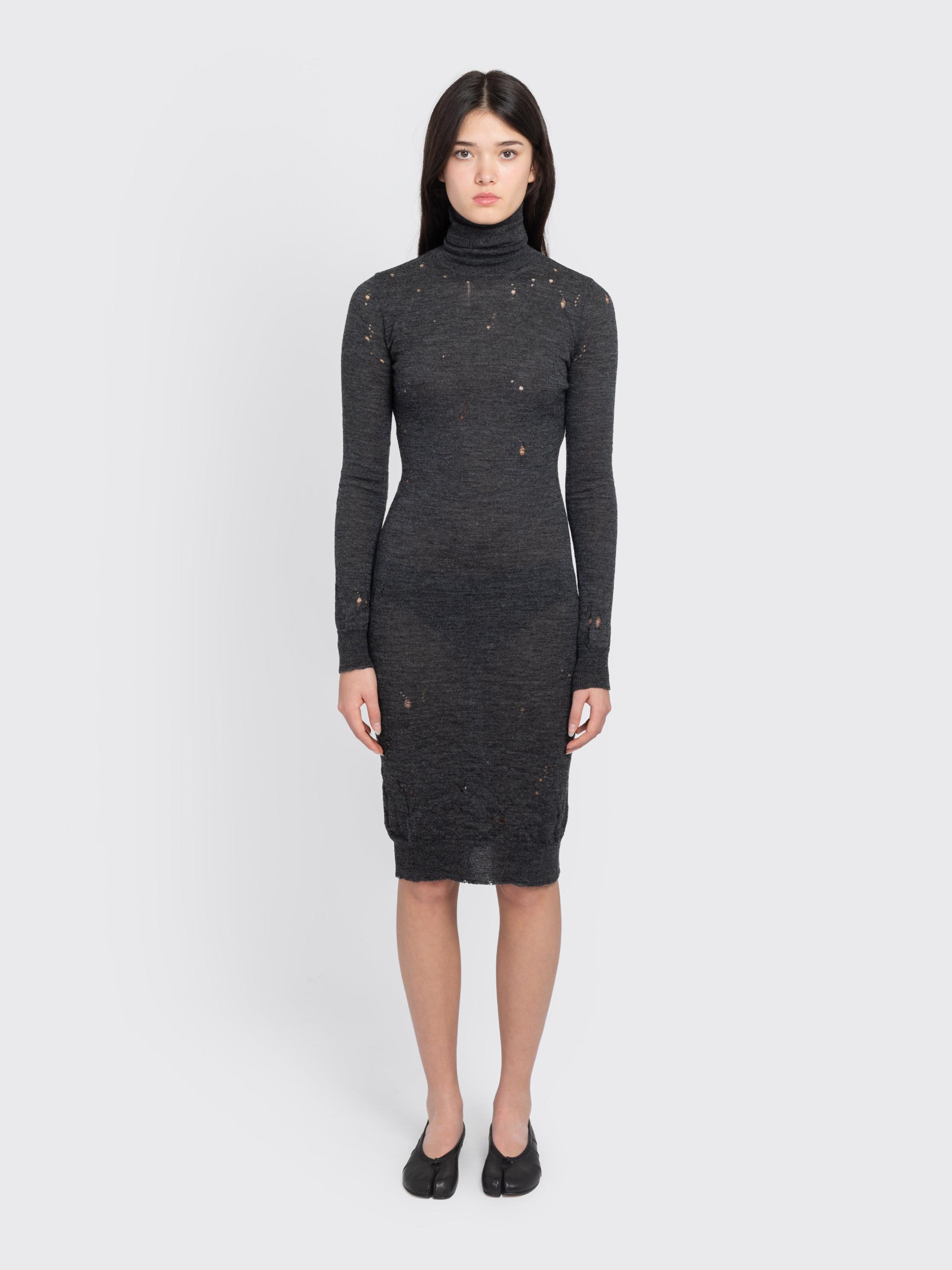 MM6 Turtleneck Midi Dress