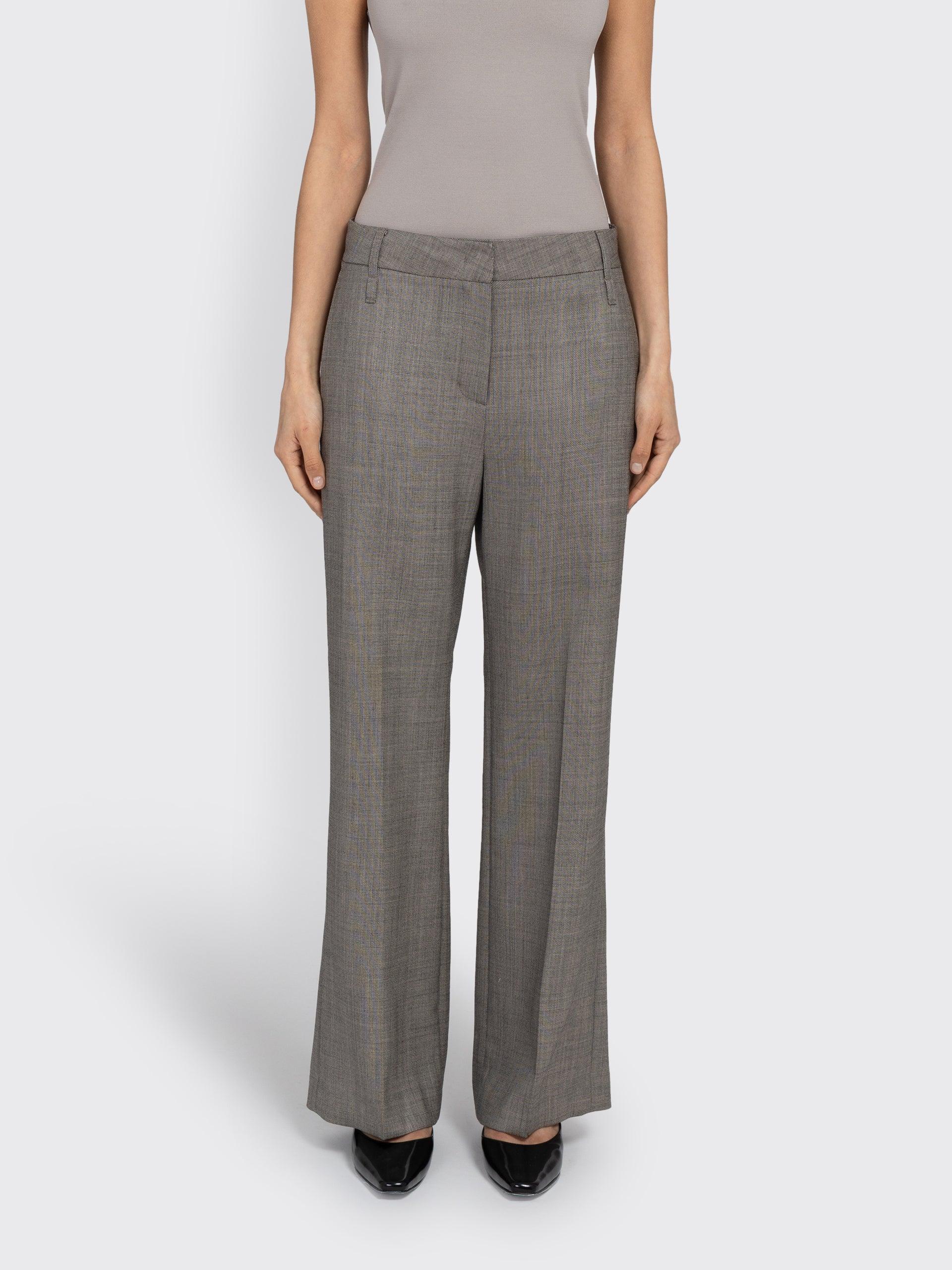 Wool Flared Pants
