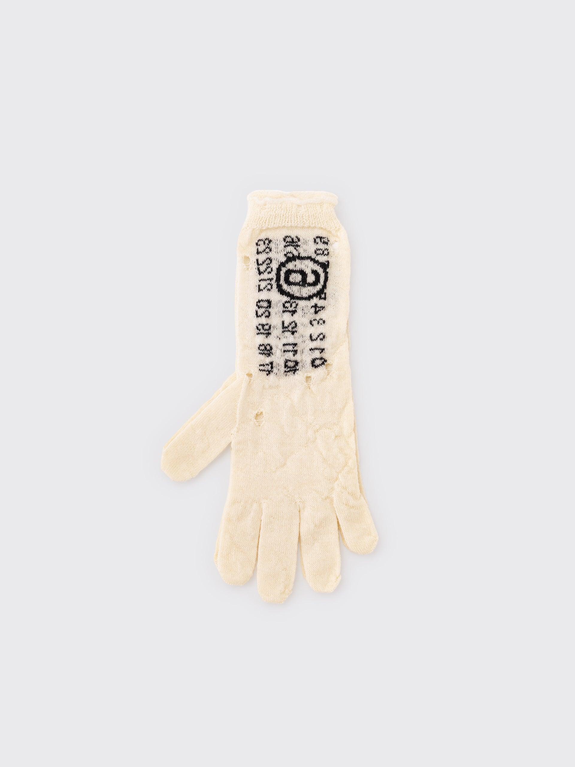 MM6 Numeric Wool Gloves