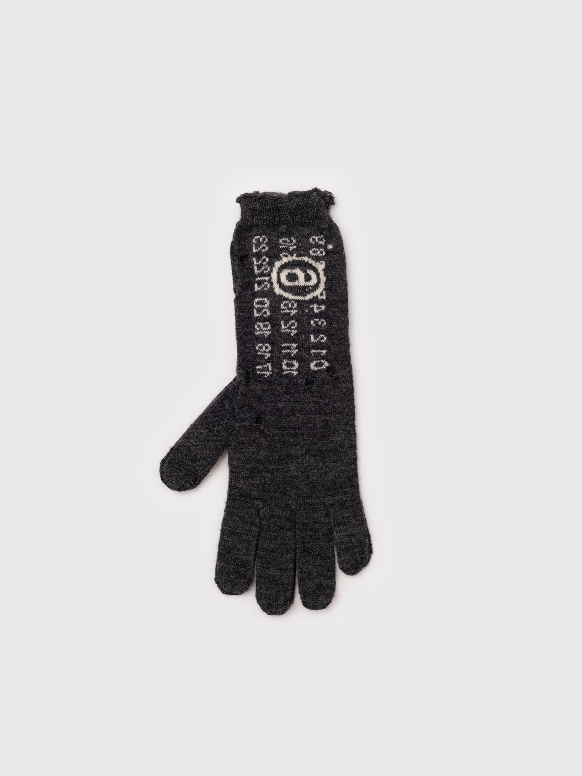 MM6 Numeric Wool Gloves