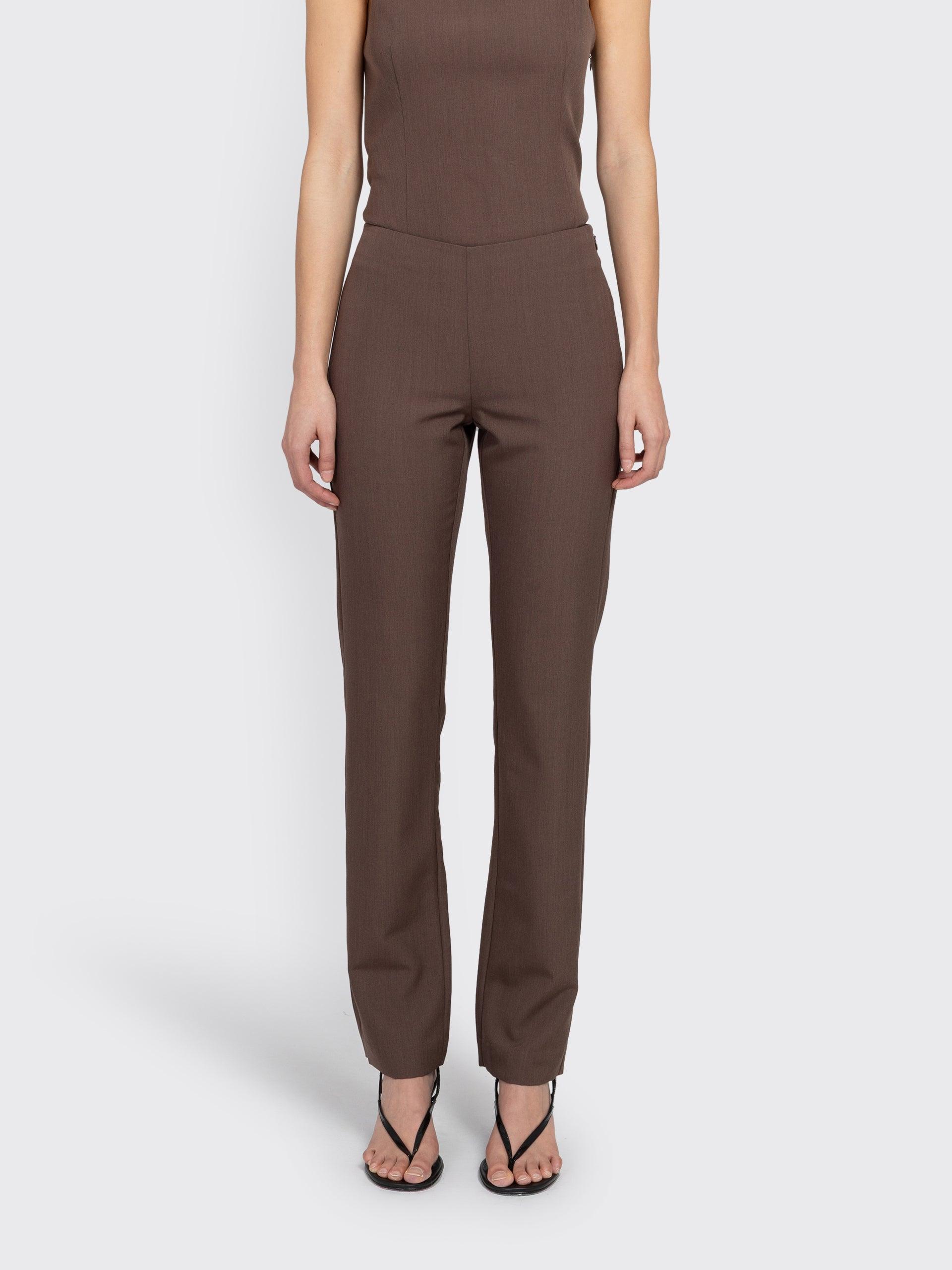 Silk Canvas 90s Minimal Pants