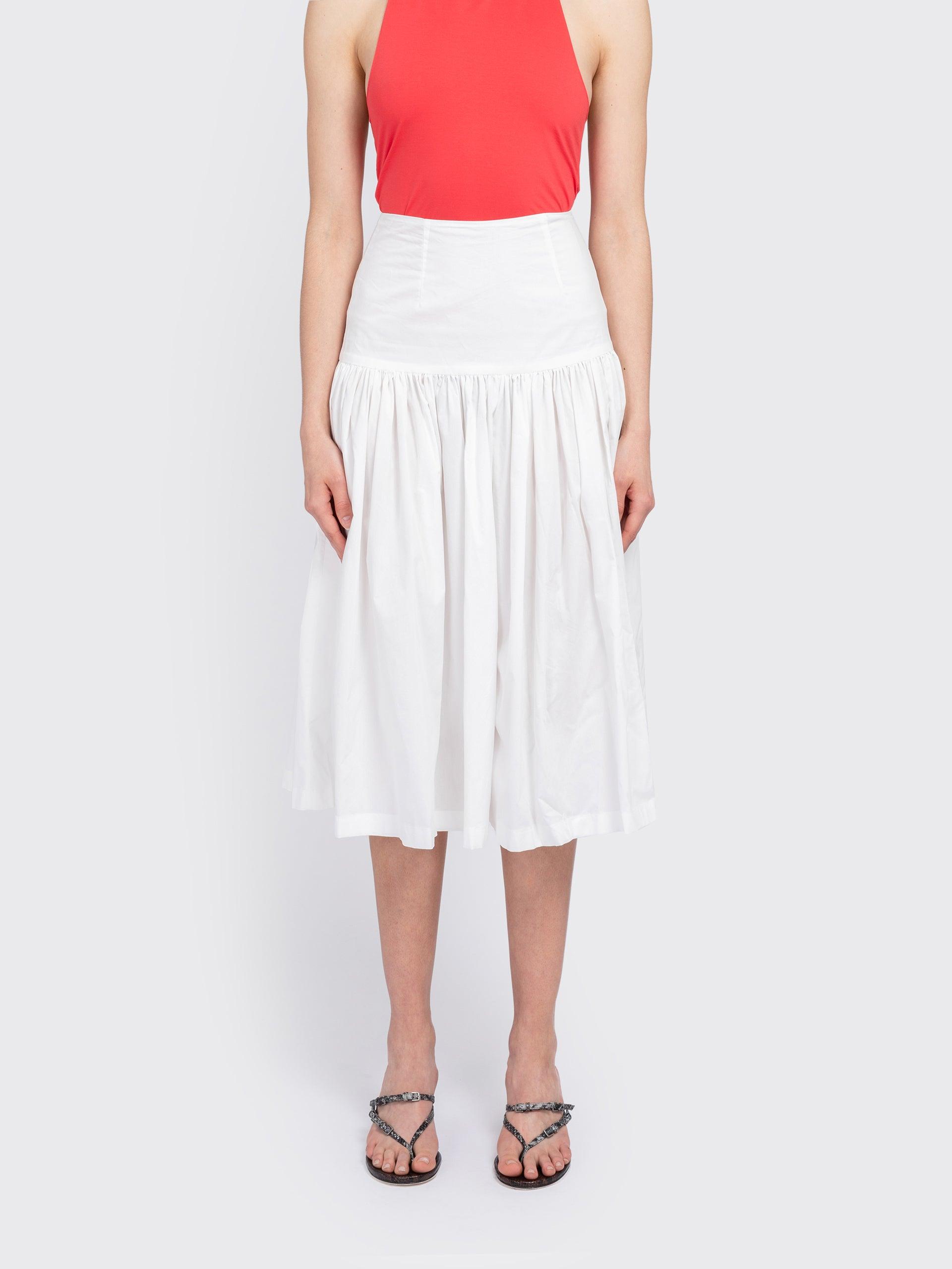 Shirring Culotte Pants