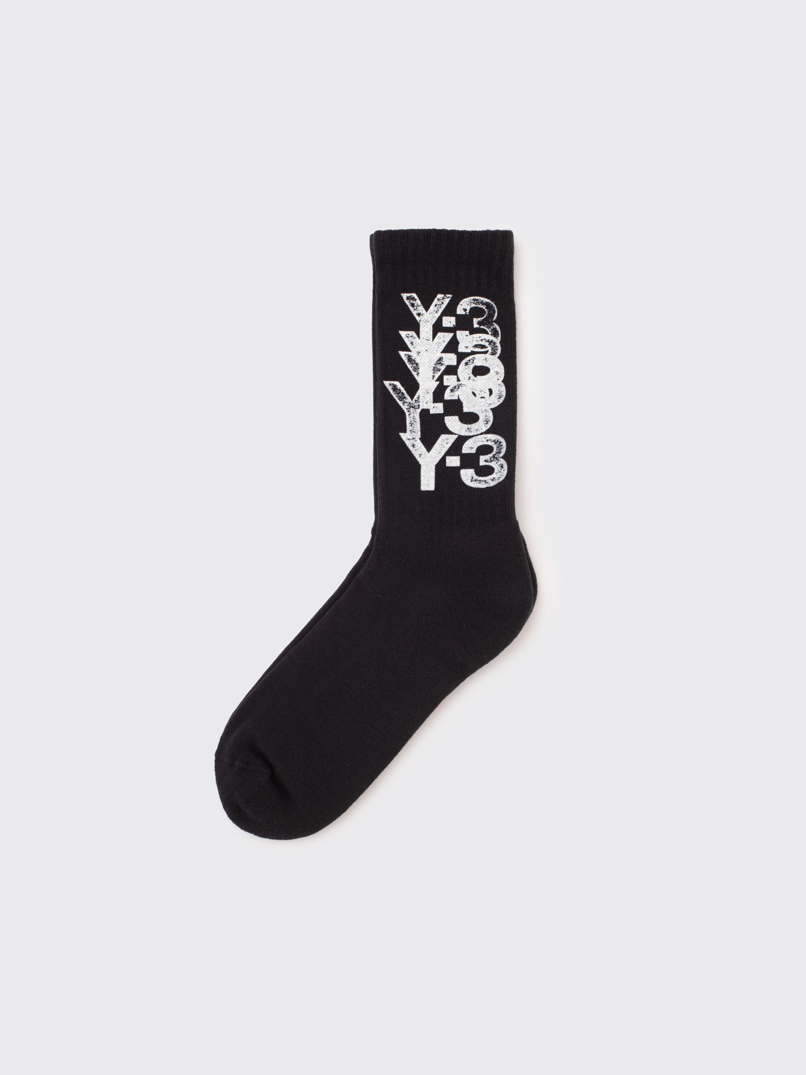 Y-3 Graphic Crew Socks
