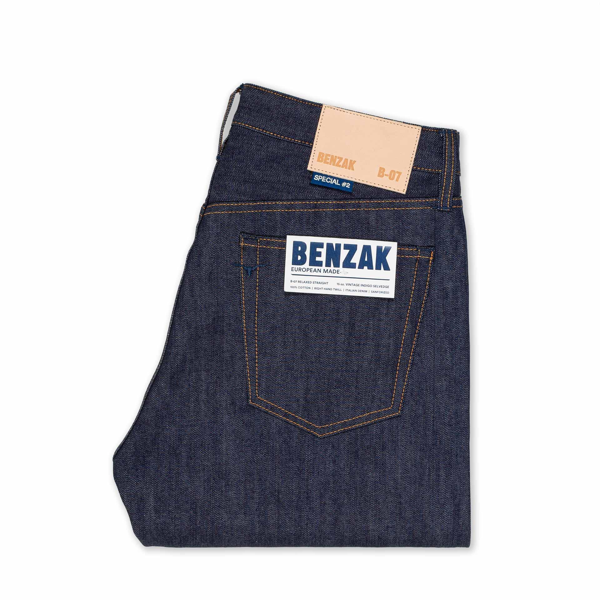 B-07 RELAXED STRAIGHT special #2 15 oz. vintage indigo selvedge