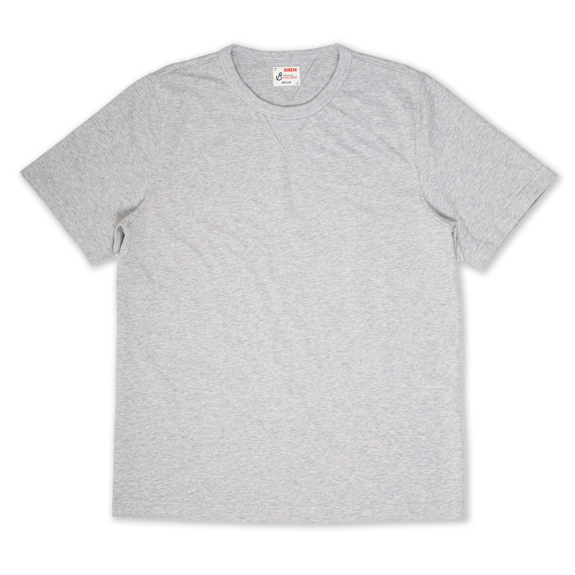 BT-06 GUSSET TEE grey melee extra heavy jersey