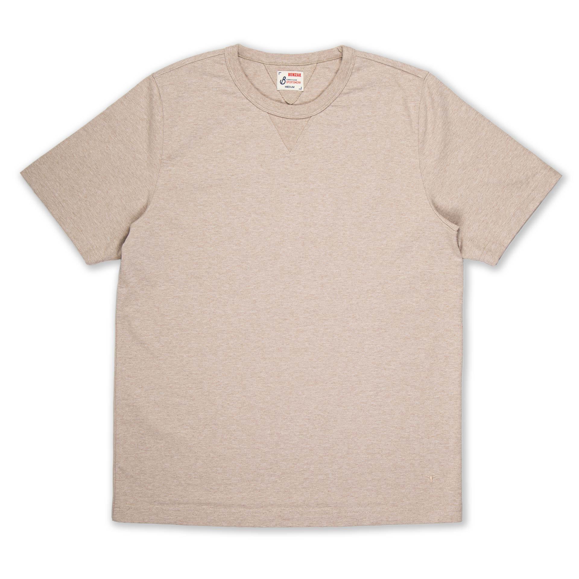 BT-06 GUSSET TEE brown melee extra heavy jersey
