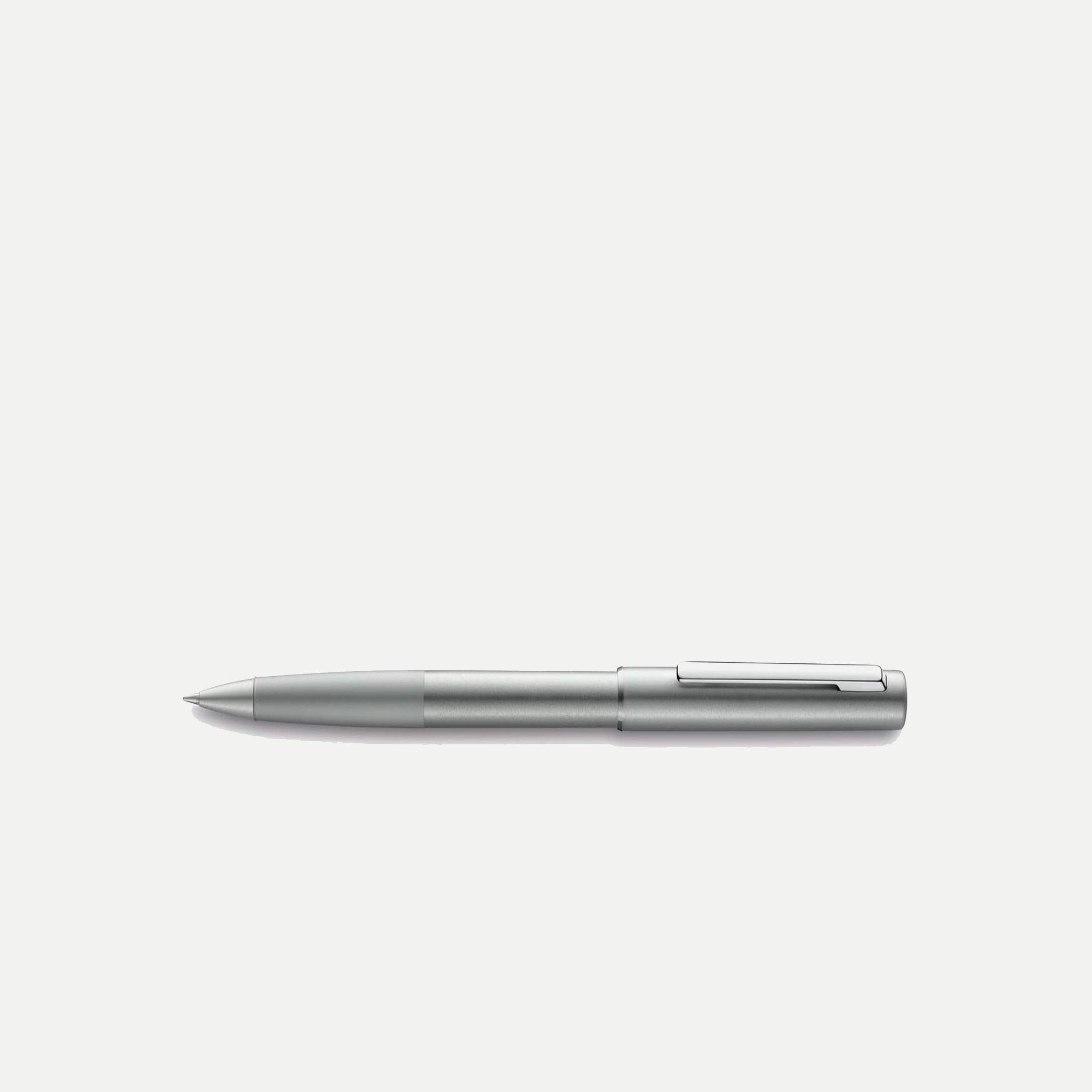 Aion Rollerball Pen - Medium Point - Olive Silver Body