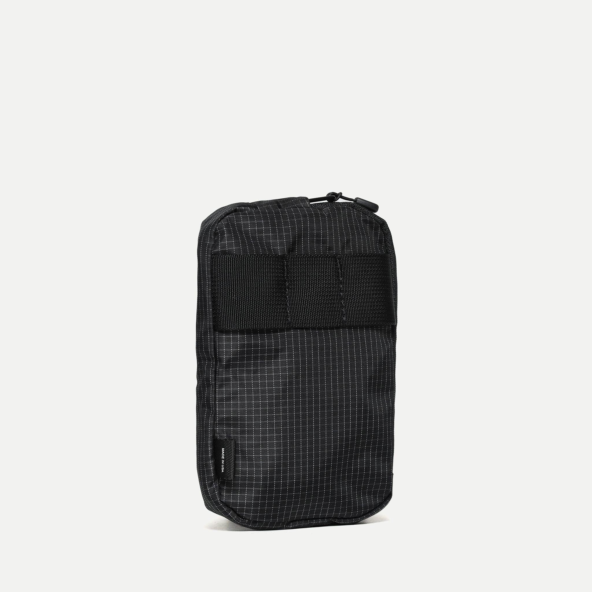Unit Zipper Pouch - Black/Grid