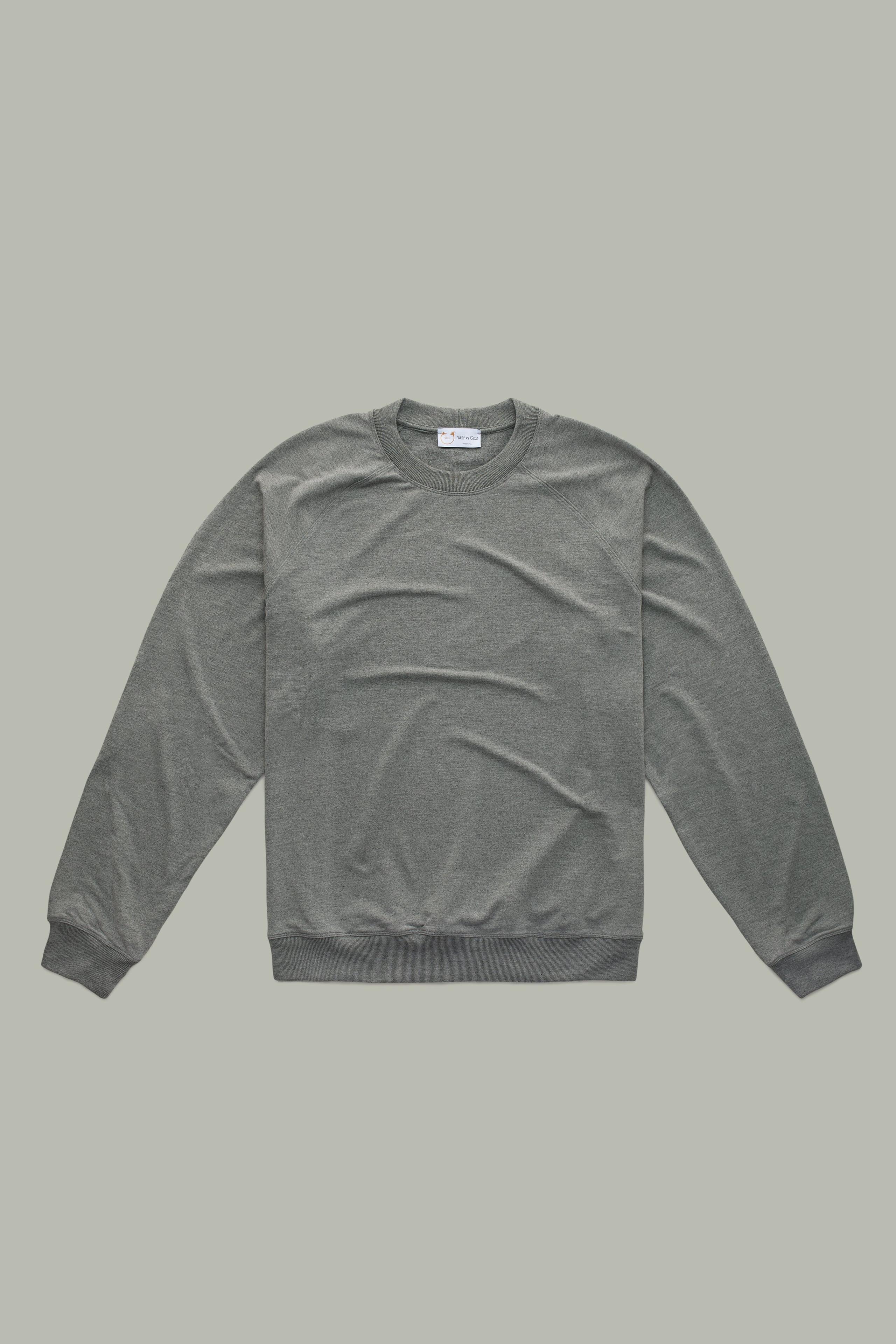 Bleach Raglan Bamboo Sorona Sweatshirt Gray