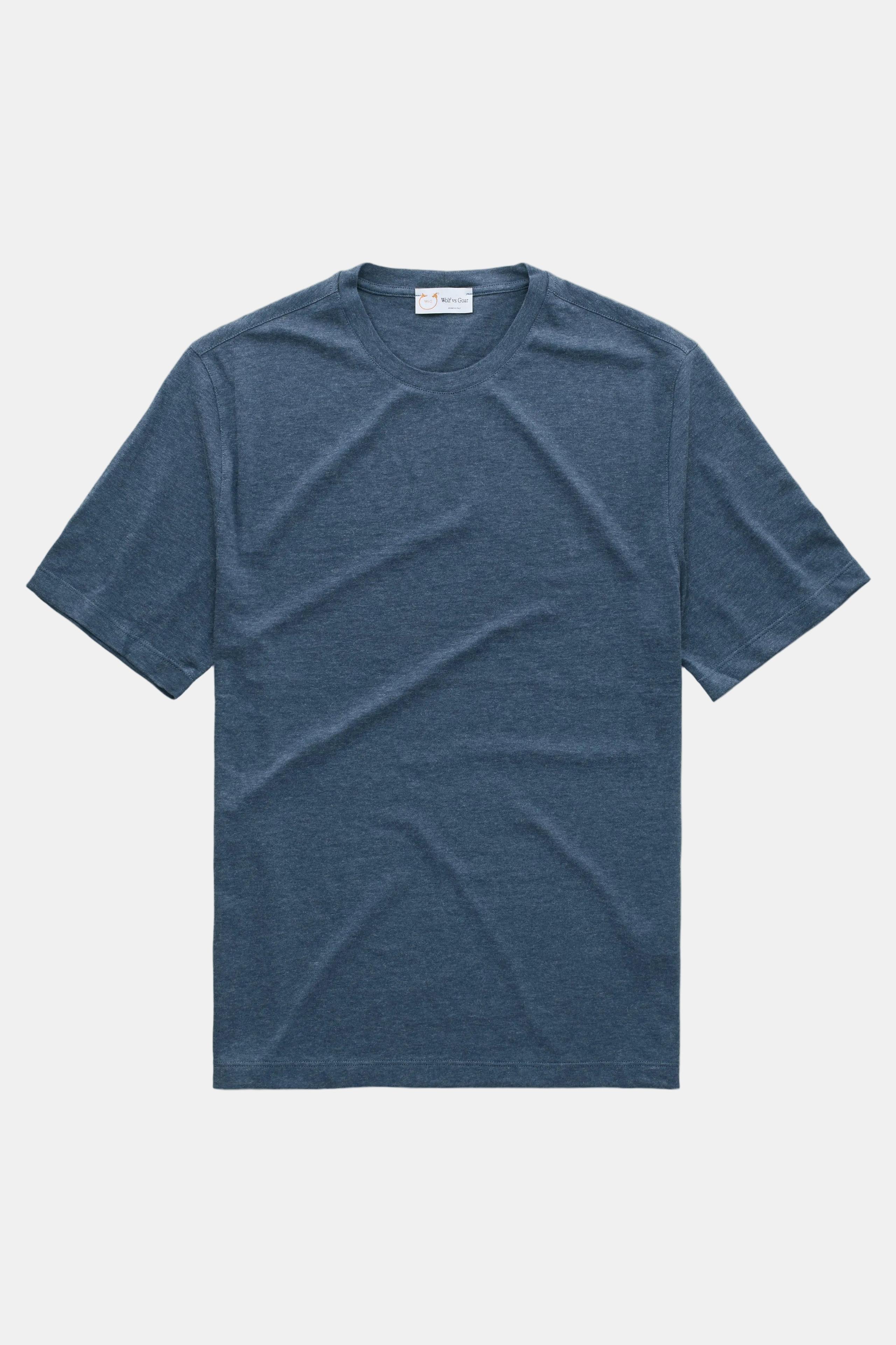 Cotton Cashmere Short Sleeve Crew Neck Tee Cosmo