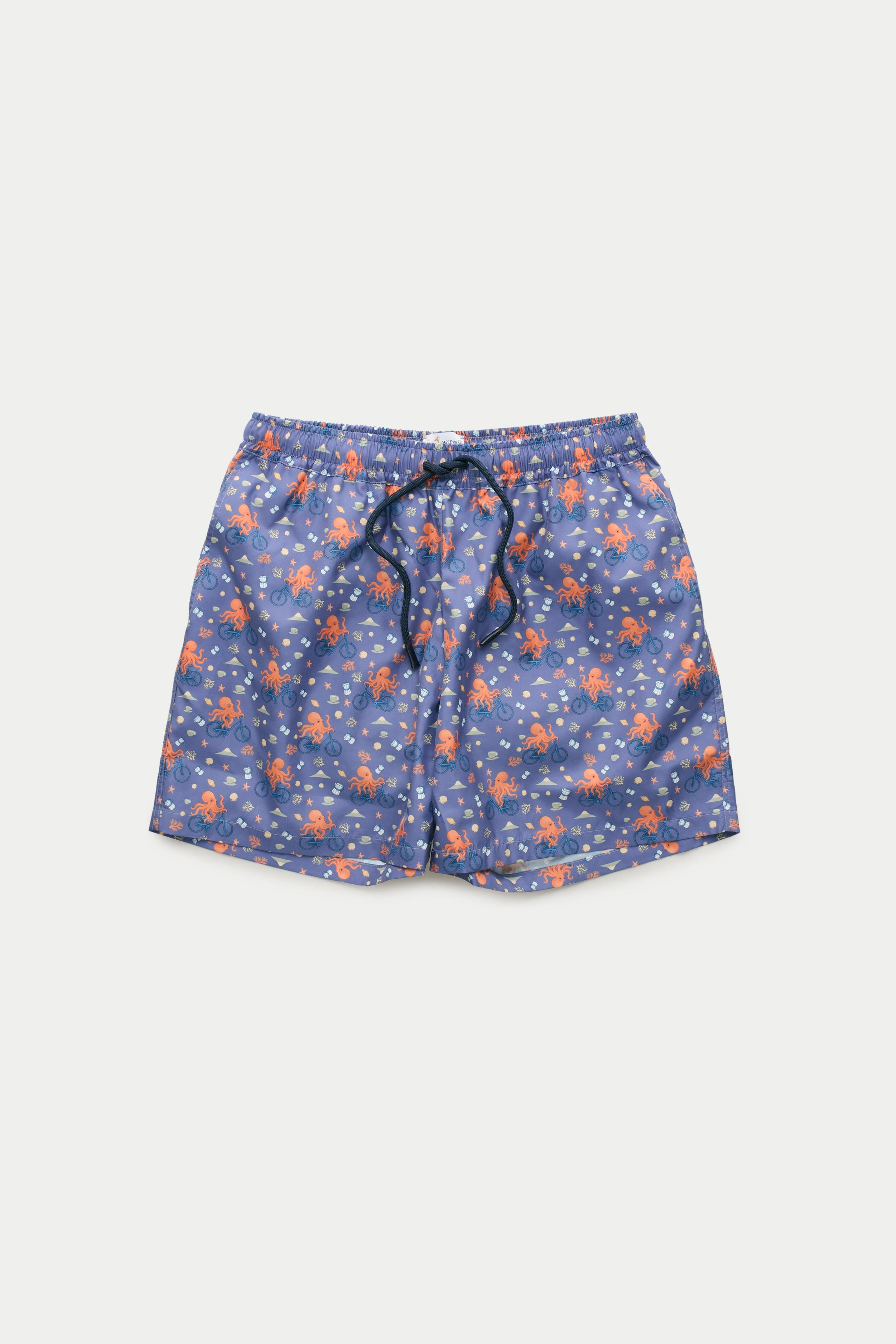 Swim Shorts Polpo on Wheels Navy