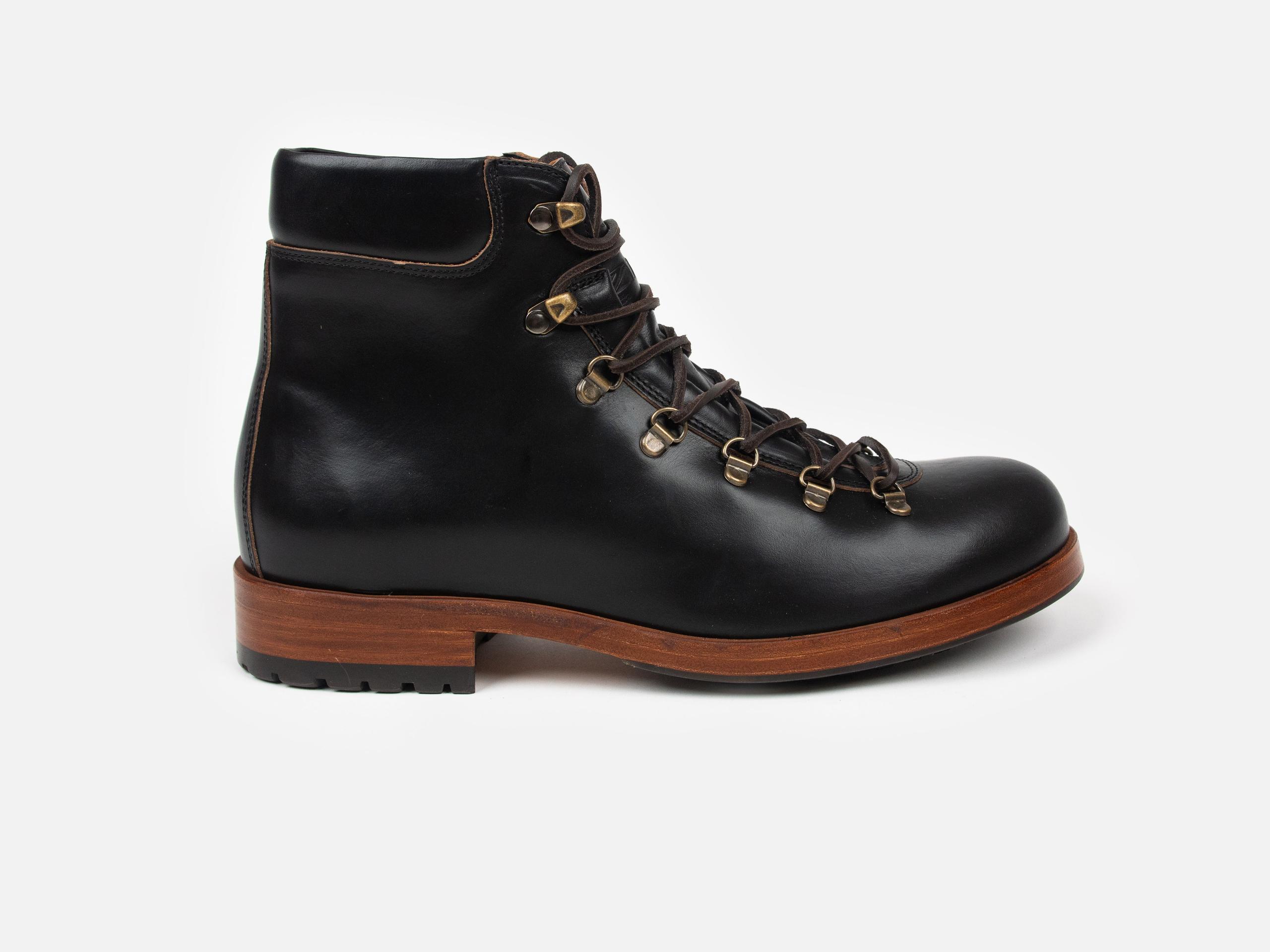 HAROLD Hiking Boot - Horween Black Leather