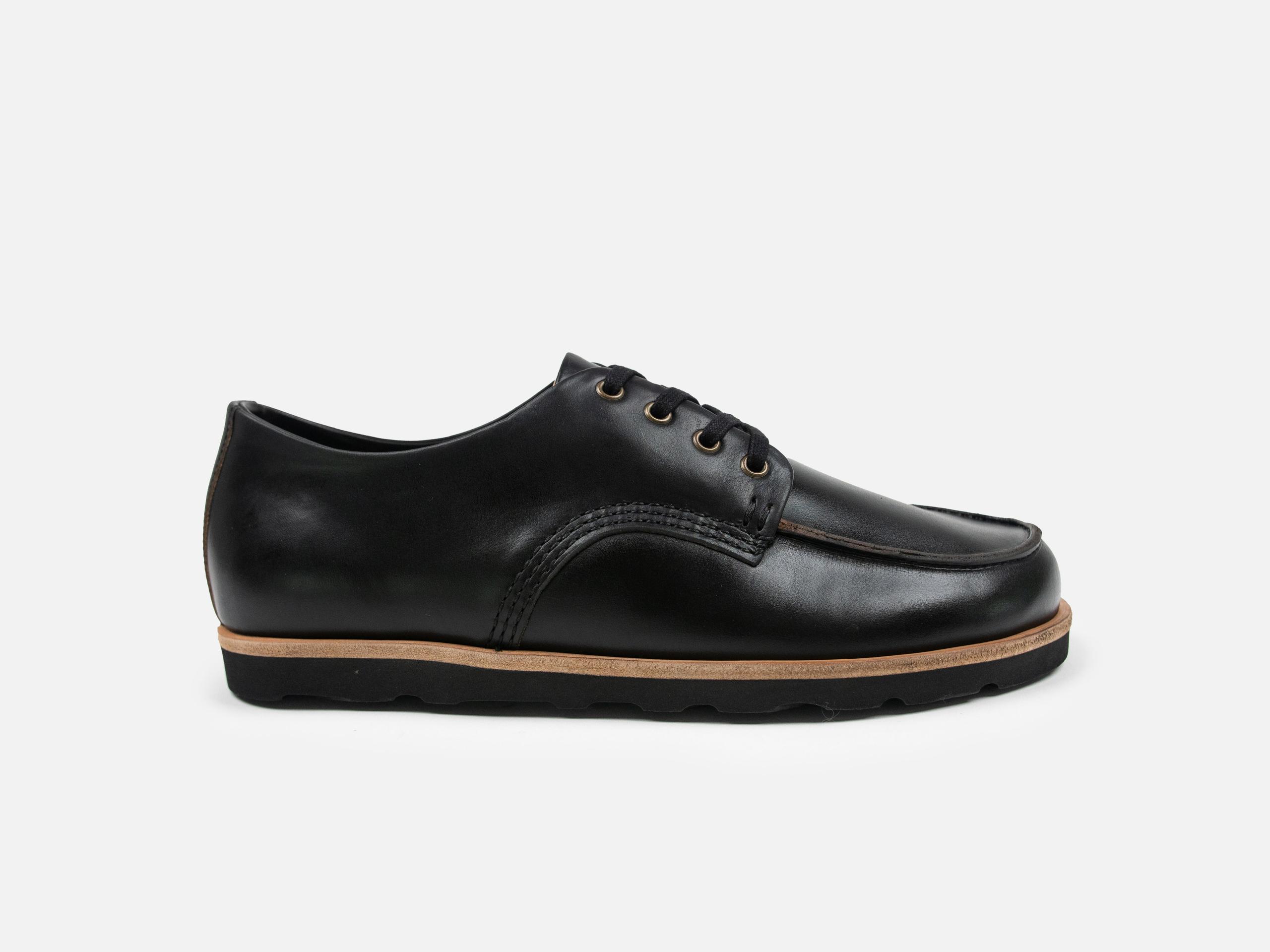 TOTLEY Barefoot Apron Shoe - Black Horween Chromexcel Leather