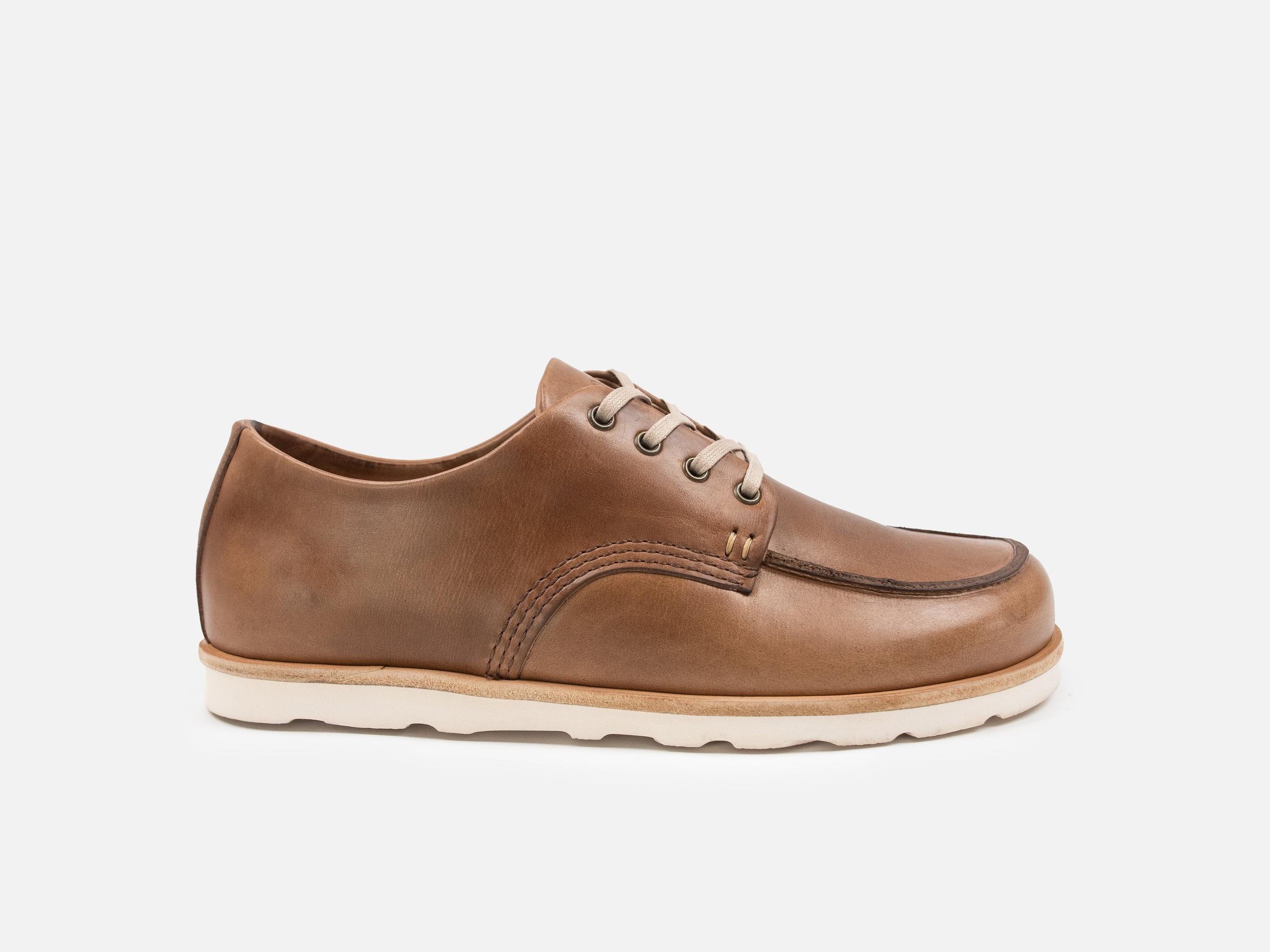TOTLEY Barefoot Apron Shoe - Natural Horween Chromexcel Leather