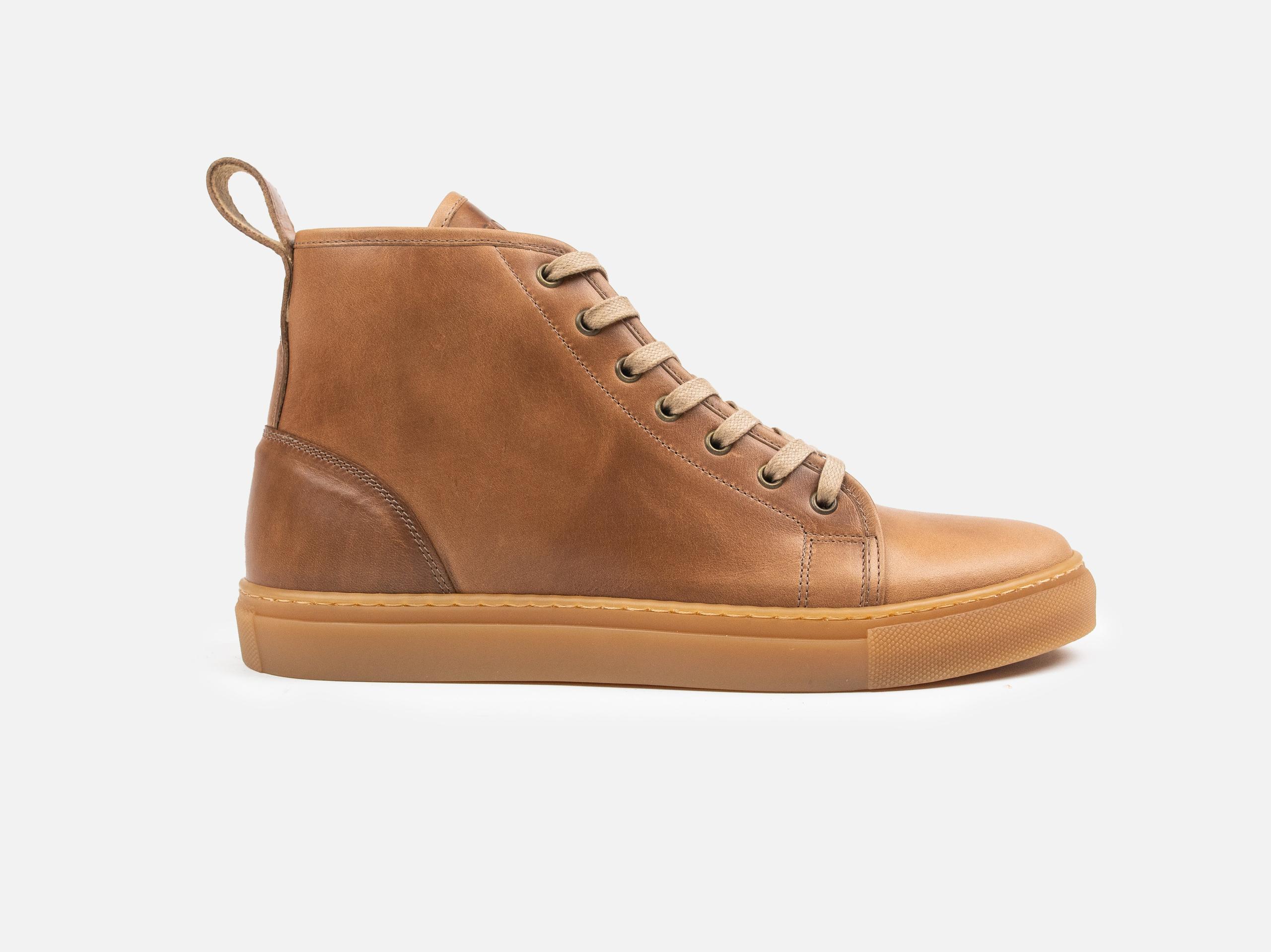 SMUGS Rose Anvil X GORAL High Top Sneaker 2.0 - Horween Natural