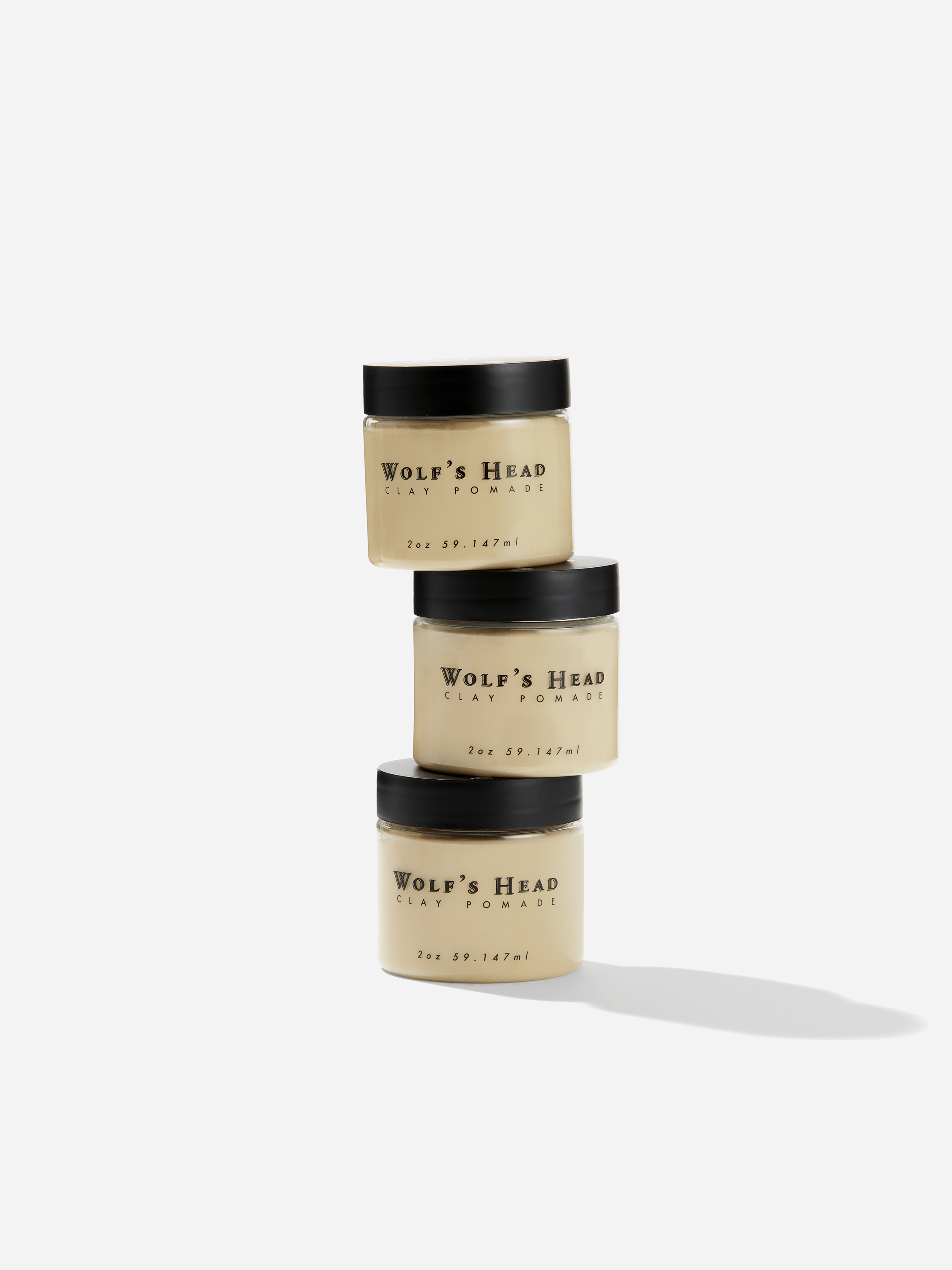 Clay Pomade 3 Pack - Strong Hold, True Matte Finish