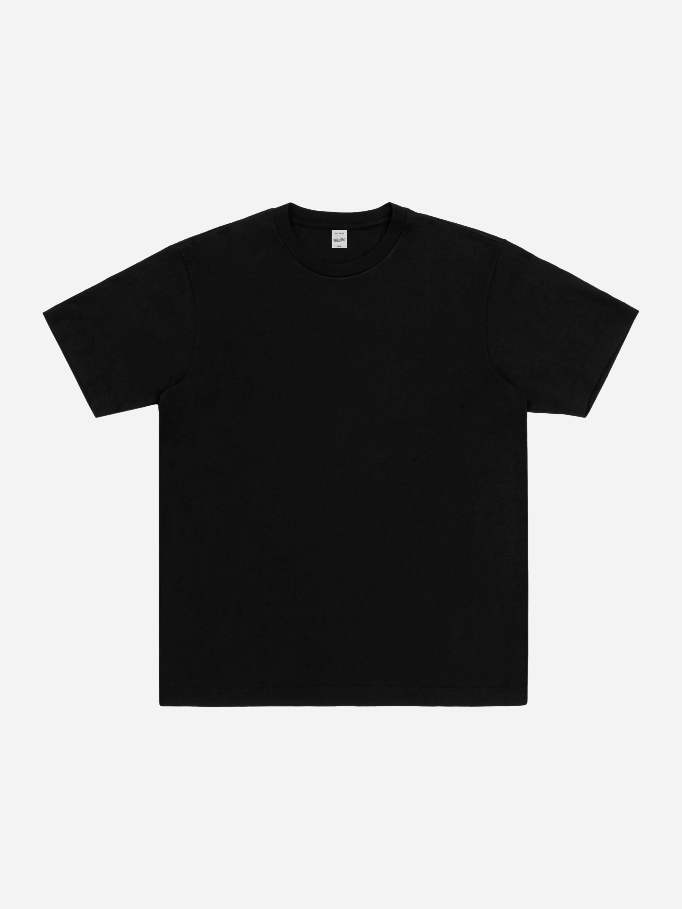 Wolf's Head 10.5oz Heavyweight Tee - Black