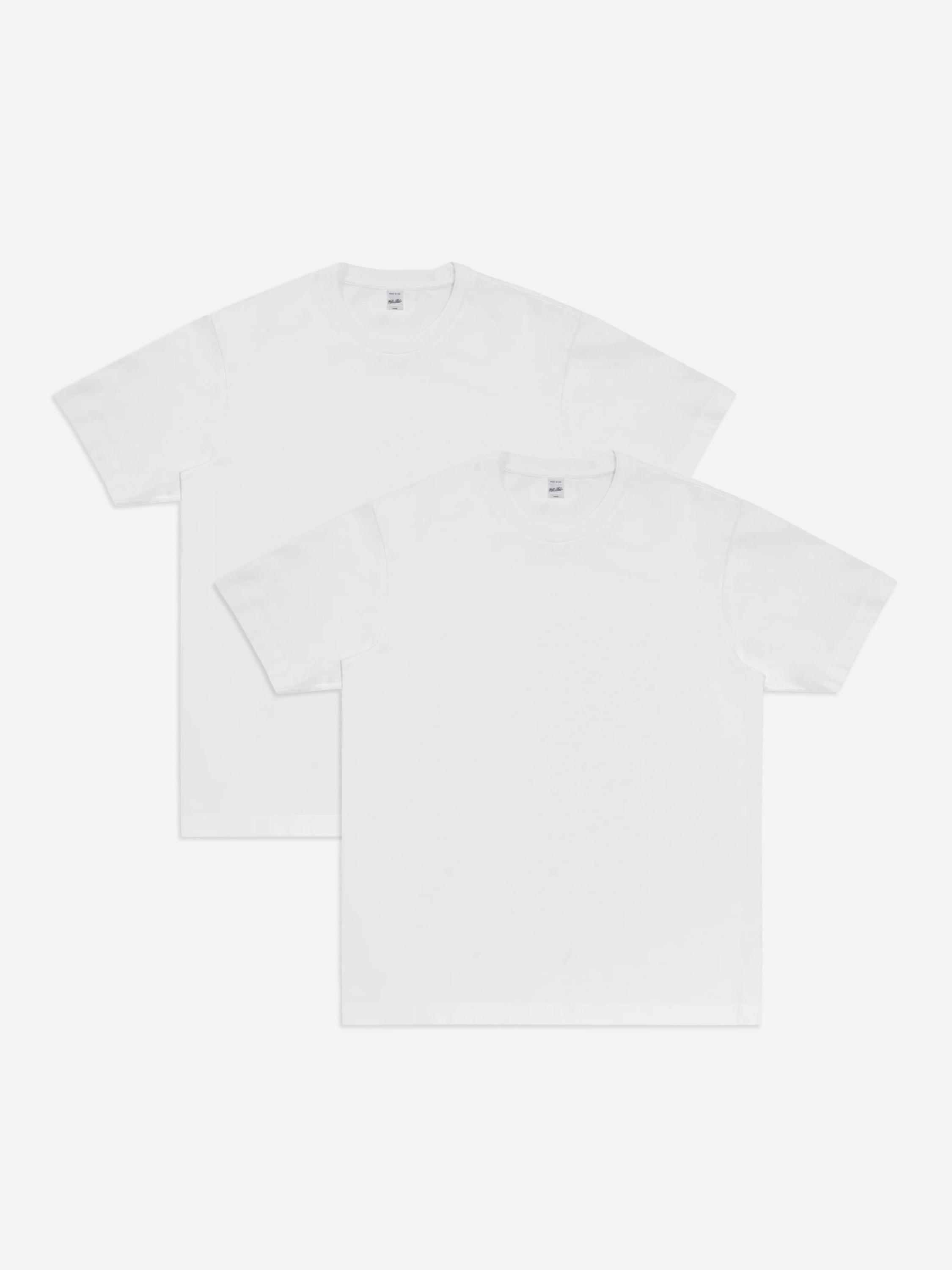 Wolf’s Head 10.5oz Heavyweight Tee 2-Pack - White