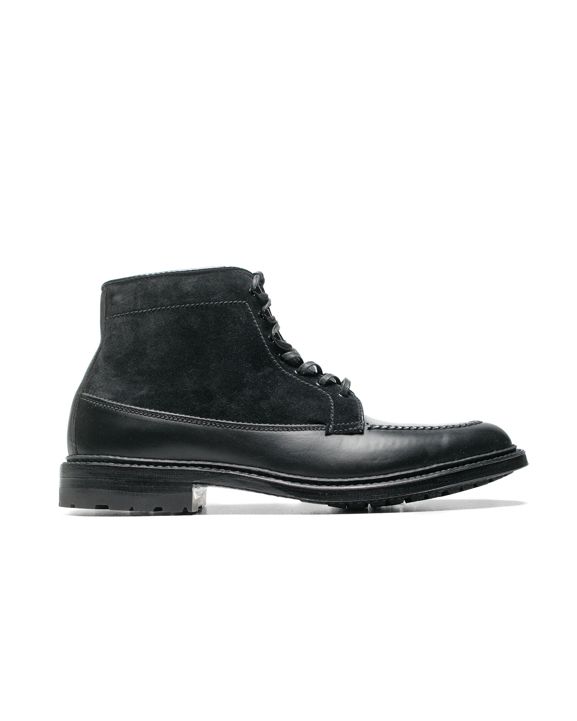 Black Michigan Boot With Commando Sole