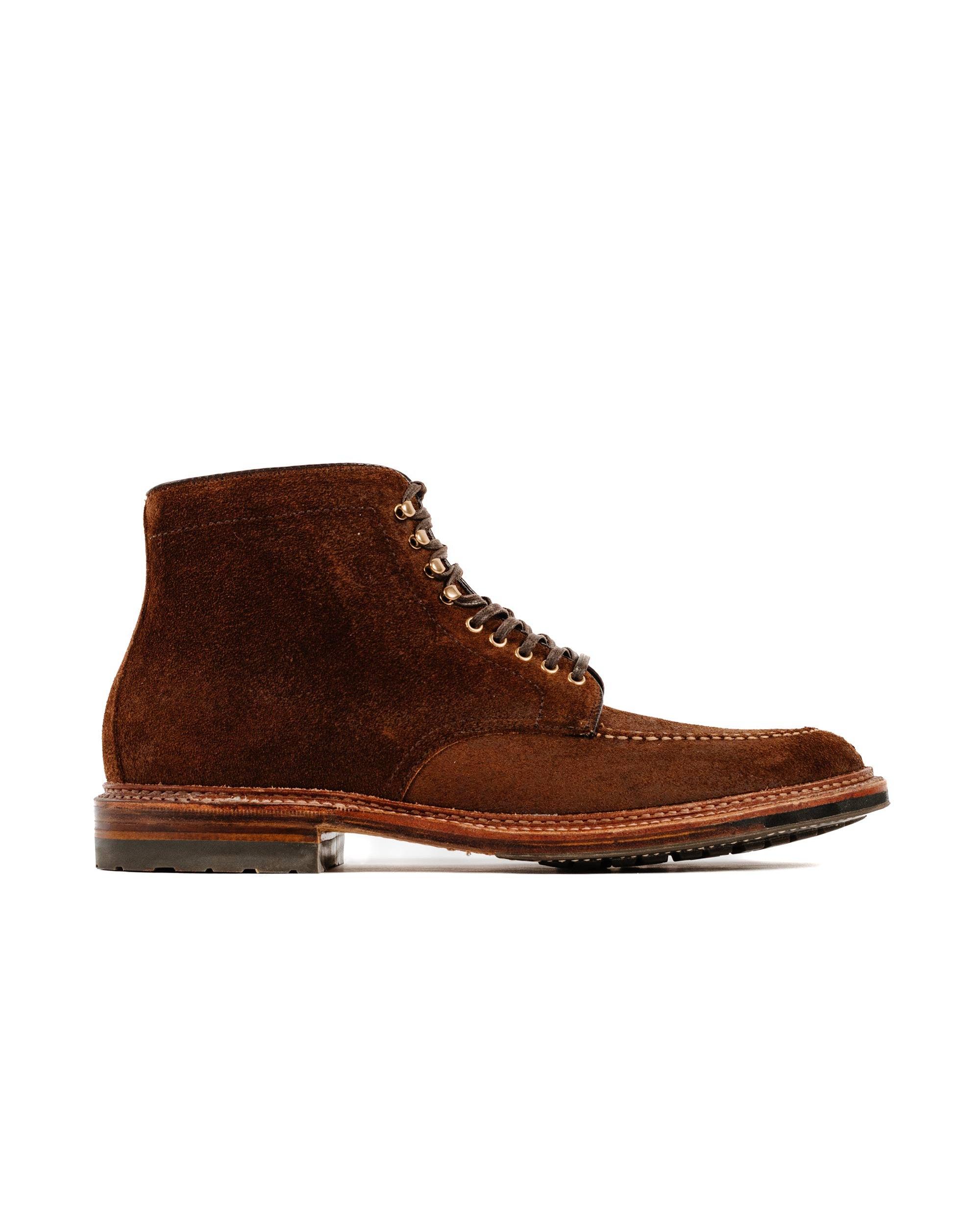 Norwegian Front Blucher Boot Reverse Tobacco Chamois with Commando Sole G1901HC